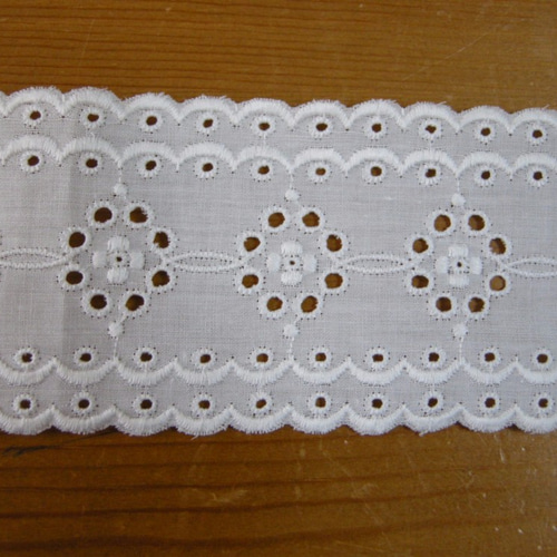 フランスアンティークカットワーク刺繍レース レース cherir