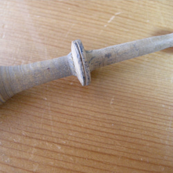 フランスアンティ－クボビンレース用木製糸巻き（G） 4枚目の画像