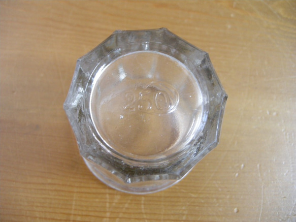 フランスアンティ－クガラス製ジャムポット 2枚目の画像