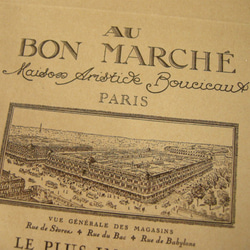 フランスアンティ－クAU BON MARCHE ペーパーバッグ 3枚目の画像