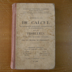 フランスアンティークブック（DE CALCUL） 2枚目の画像