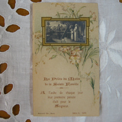 フランスアンティークHoly Card B 2枚目の画像