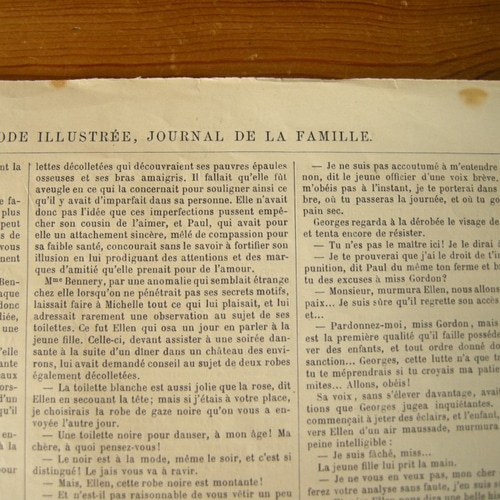 1869年ラモードイリュストレ イリュストレ モード古書 フランス