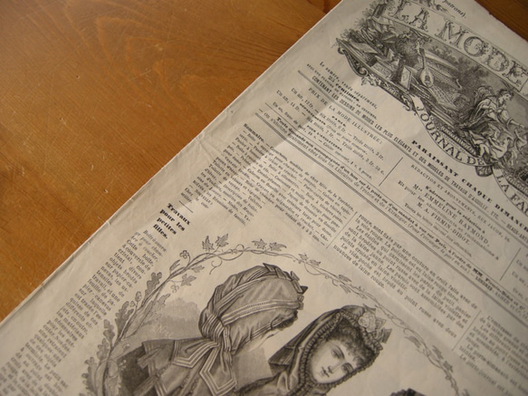 フランスアンティーク新聞LA MODE ILLUSTREE ラ・モード・イリュストレ (1877年12月9日） 4枚目の画像