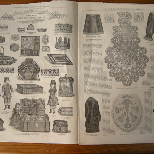 フランスアンティーク新聞LA MODE ILLUSTREE ラ・モード・イリュストレ