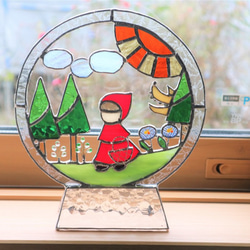 ステンドグラス・赤ずきんちゃんの森 7枚目の画像