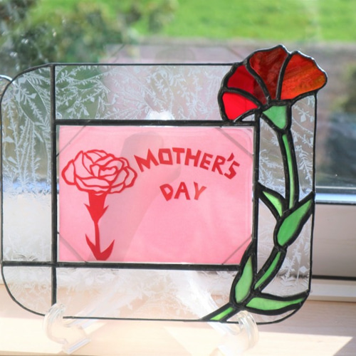 フラワーモチーフステンドグラス