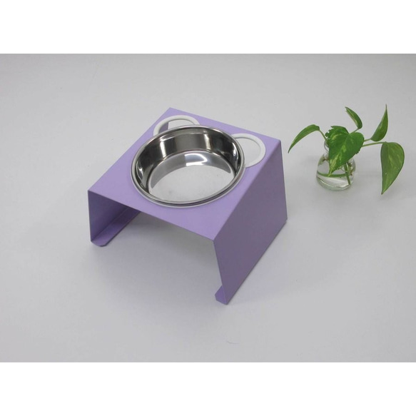 ペット用エサ台・カラー色・犬猫・食器スタンド・エサ入れ水入れ・Mサイズ 6枚目の画像