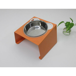 ペット用エサ台・カラー色・犬猫・食器スタンド・エサ入れ水入れ・Mサイズ 7枚目の画像