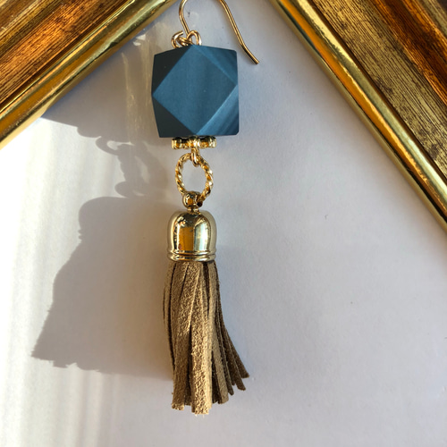 クリアソフトタッセルピアス 扇タッセルピアス』 | M'jolie