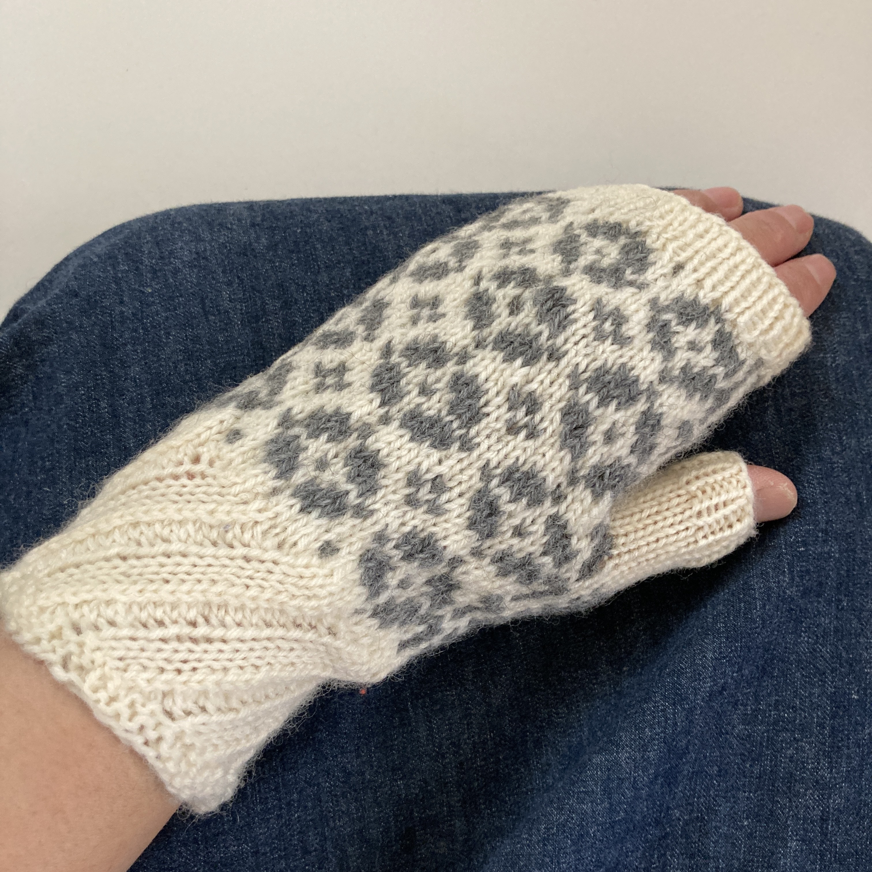 flowers（指なし・生成×グレー）