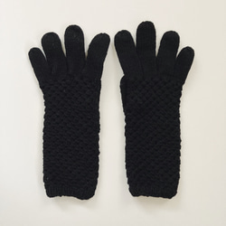 netting gloves（黒） 3枚目の画像