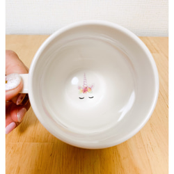フラワーユニコーンのマグカップ 4枚目の画像