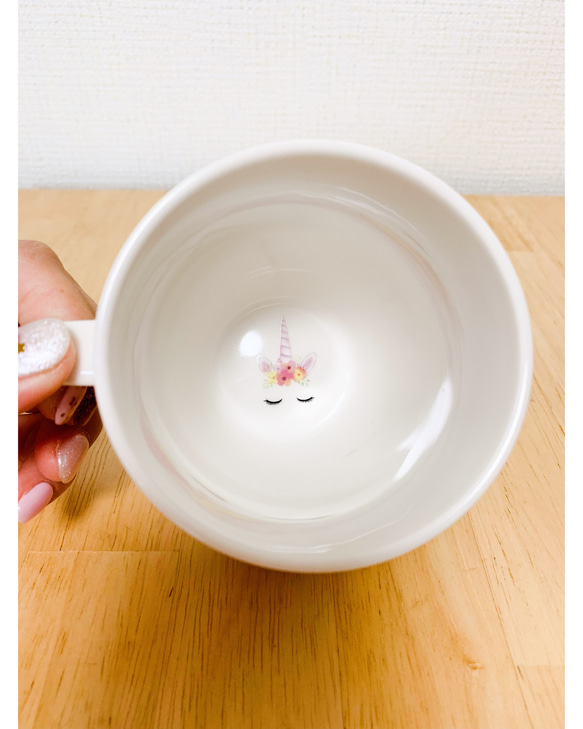 フラワーユニコーンのマグカップ 4枚目の画像