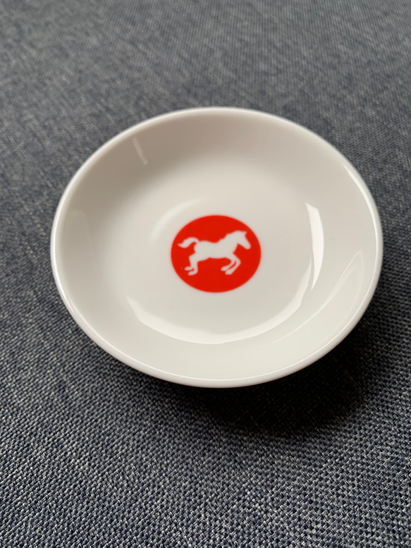 ホース豆皿✳︎3枚セット 3枚目の画像