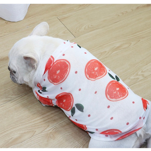 夏服新作 犬服 フレンチブルドッグ トイプードル パグ 柴犬 ボストン