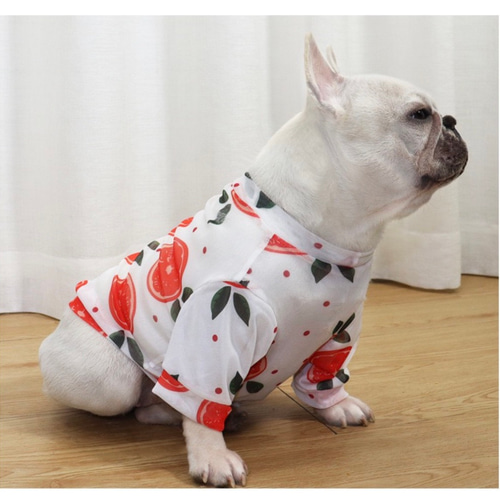 夏服新作 犬服 フレンチブルドッグ トイプードル パグ 柴犬 ボストン