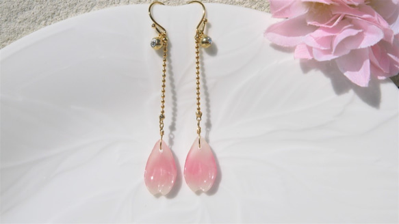 Sale! 桜ピアス or イヤリングK18gf 1 2枚目の画像