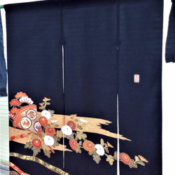 【着物リメイク】のれん【留袖】⠀ 留袖着物リメイク、暖簾ーのれん、横〜129–丈〜139! | iichi