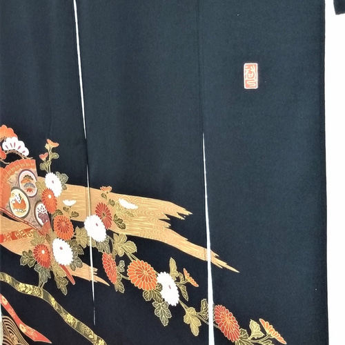のれん :着物リメイク:アンティーク風ののれん お部屋の のれん :着物リメイク:アンティーク風ののれん お部屋の