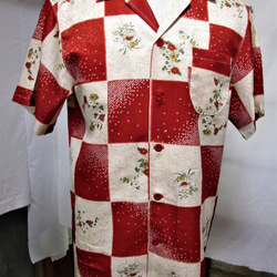 留袖着物リメイク：のれん、とてもお洒落な暖簾です、 お部屋の