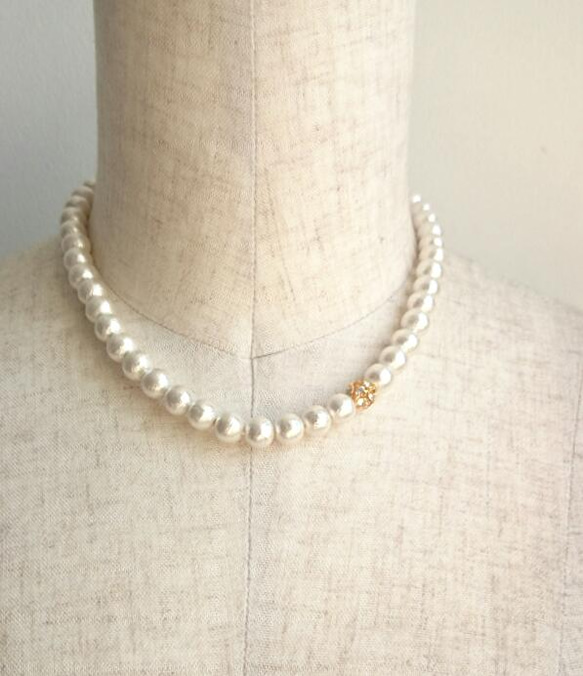 cotton  pearl  ネックレス 1枚目の画像