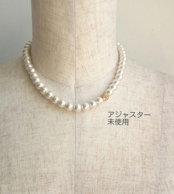cotton  pearl  ネックレス 4枚目の画像
