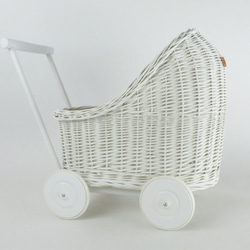 定做|純白色嬰兒學步車Cathouse Omagoto玩偶室內裝飾禮物（白色） 第3張的照片