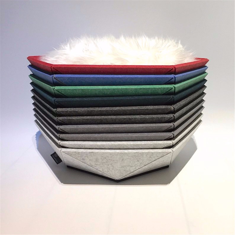 30％OFF｜Atomo（青）選べるクッション　猫のモダンベッド 北欧インテリア