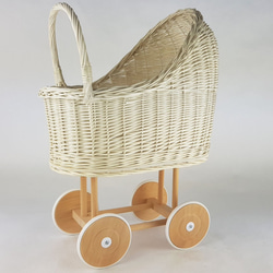 受注製作｜アンティークドールのベビーカー 猫ベッド 人形 ぬいぐるみ