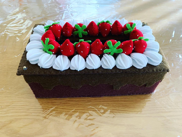 フェルトケーキティッシュBOX『オーダー制』 その他インテリア雑貨