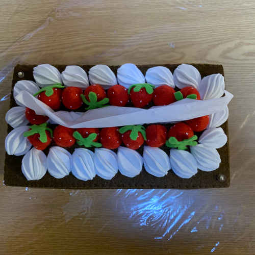 フェルトケーキティッシュBOX『オーダー制』 その他インテリア雑貨