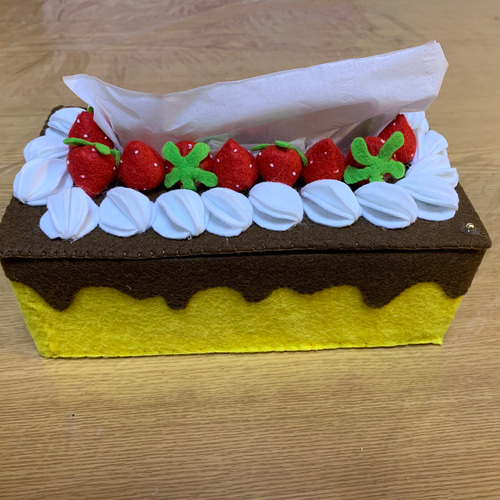 フェルトケーキティッシュBOX『オーダー制』 その他インテリア雑貨