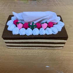 フェルトケーキティッシュBOX『オーダー制』 その他インテリア雑貨