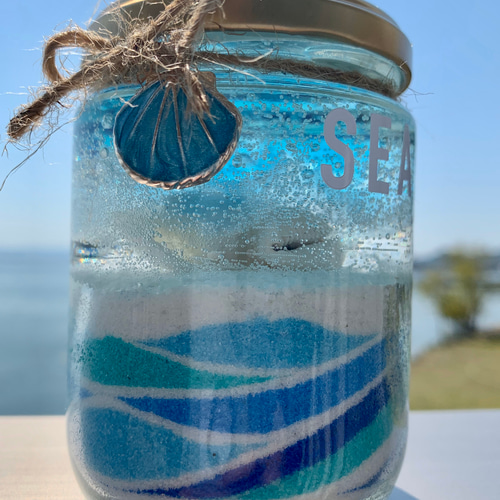 本日4/30のみセール価格☆即納‼︎完成品‼︎ ジェル・サンドアート blue