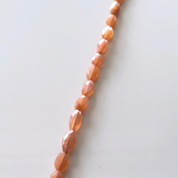 Red aventurine drop cut beads 1連 2枚目の画像