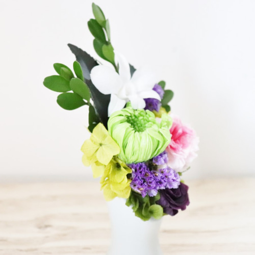 仏花 oblique（プリザーブドフラワー） プリザーブドフラワー Rfactory