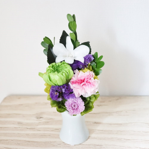 仏花 oblique（プリザーブドフラワー） プリザーブドフラワー Rfactory