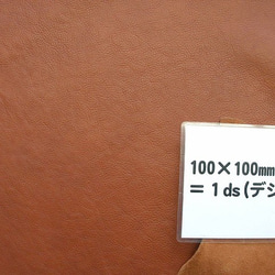 【半裁サイズでお見積します！】ヌメステア シュリンク 日本産原皮 牛革 アニリン仕上 #02オレンジブラウン 2枚目の画像