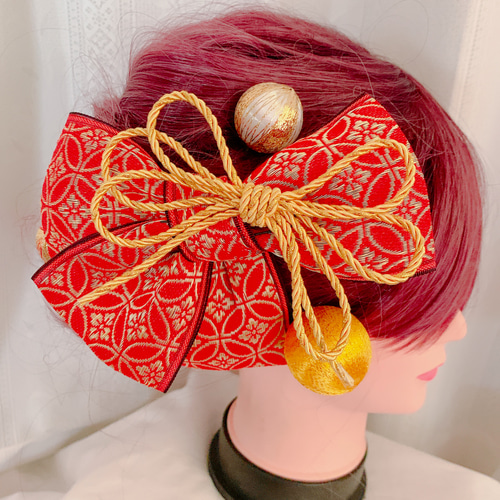 人気☆組紐☆成人式髪飾り☆結婚式☆白無垢☆袴ヘア☆和装☆卒業式髪  