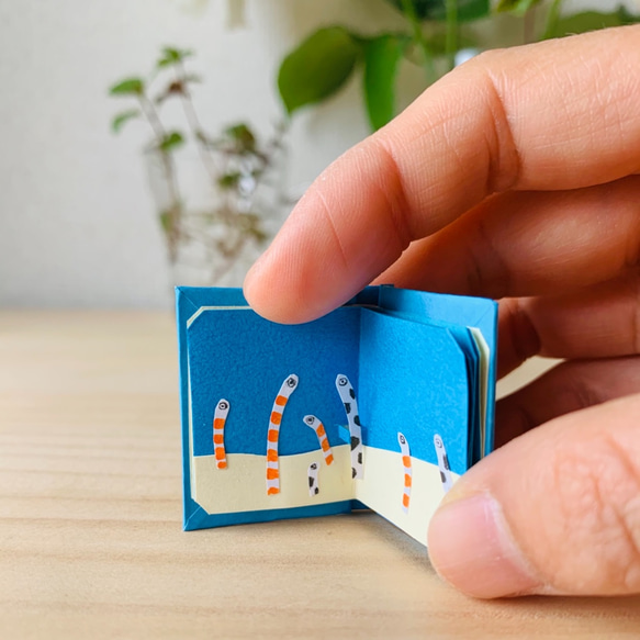 ちょっと飛び出す豆本「水族館」 その他アート えりまき書房 通販