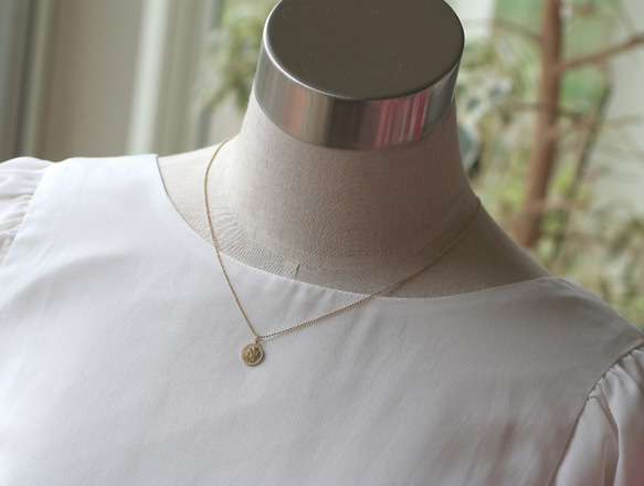 creema限定　高品質淡水パールとコインネックレスの2点セット 4枚目の画像