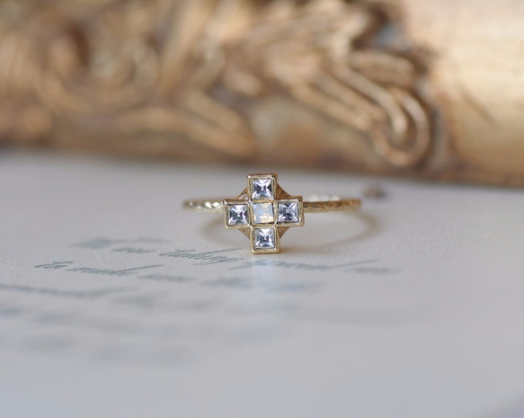 swarovski リング　クロス　58 クリスタル スワロフスキー クロスリング クリスタル 指輪・リング Aren