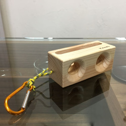 木製スマホスタンド・スピーカー iphoneスタンド・スピーカー【trekking speaker】国産天然ヒノキ 3枚目の画像