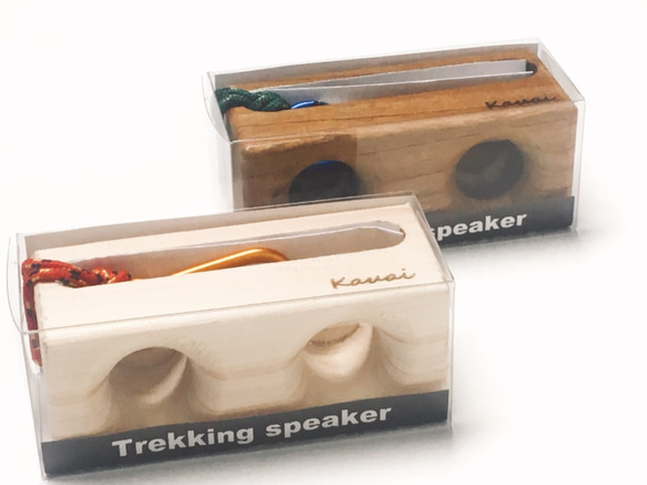 木製スマホスタンド・スピーカー iphoneスタンド・スピーカー【trekking speaker】国産天然ヒノキ 5枚目の画像