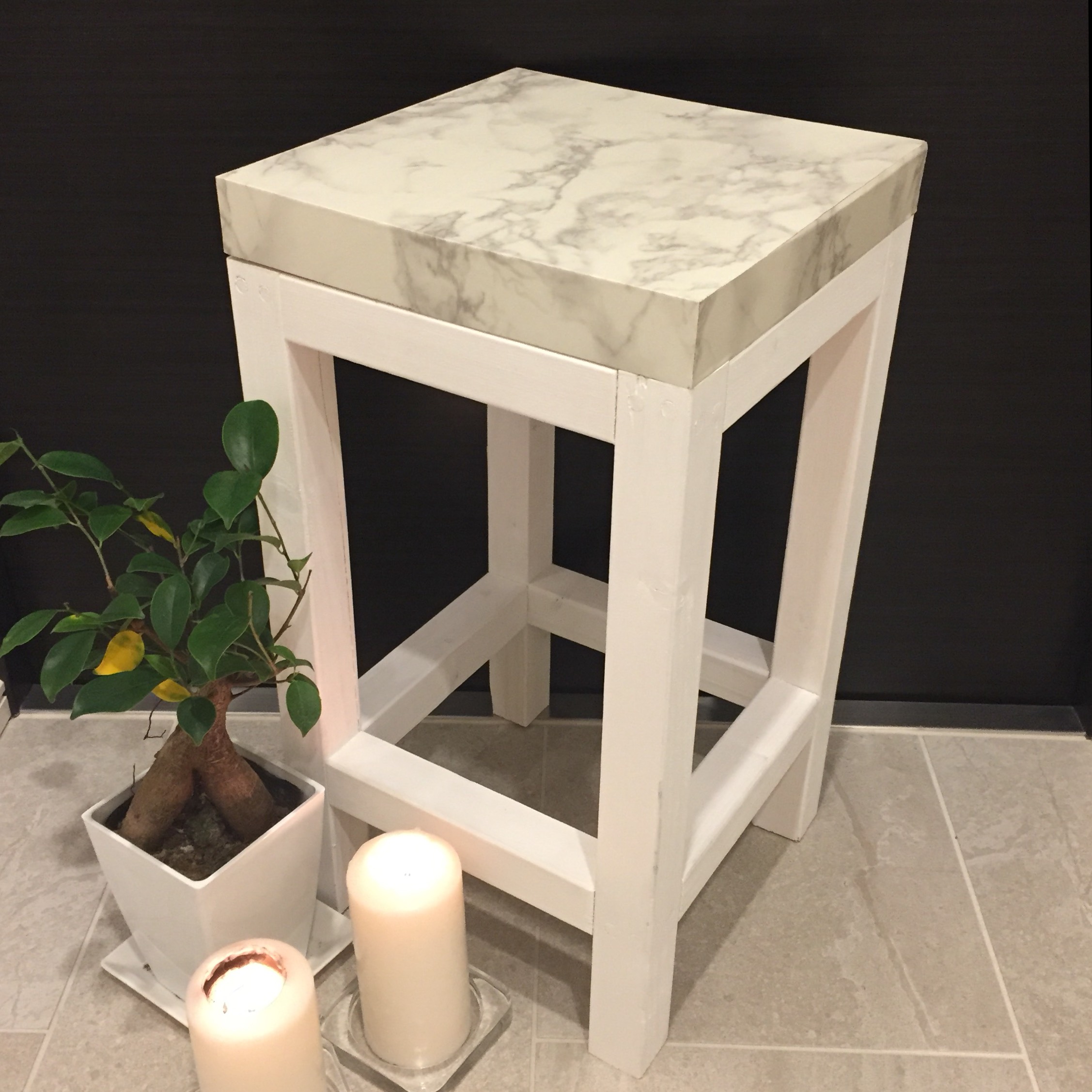 天然 大理石 スツール サイドテーブル 椅子 天然 大理石 スツール