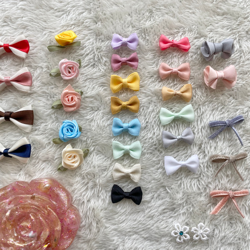 お名前ロゼット ☆ サテンリボンロゼット ☆ オーダーページ