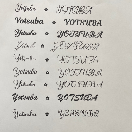 お名前ロゼット ☆ サテンリボンロゼット ☆ オーダーページ 雑貨