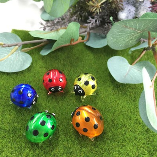 ガラスの昆虫（四点セット)ハンドメイド ガラスの昆虫（四点セット)ハンドメイド