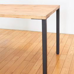 D.I.Y テーブル用鉄脚　アイアン角パイプ　テーブル用４本セット 4枚目の画像